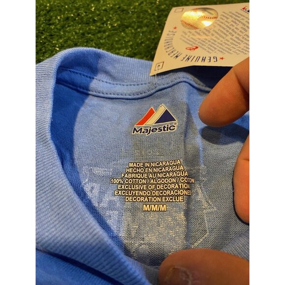 Kansas City Royals shirt mens medium blue All Star Game Chris Perez MLB - Picture 2 of 8